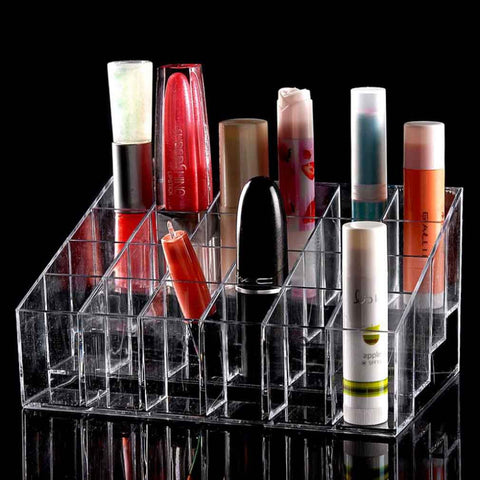 Clear Acrylic Lipstick Organizer