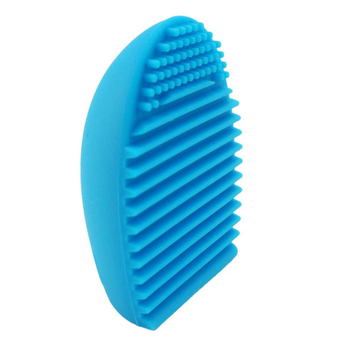Egg-Shaped Silicone Brush Cleaner