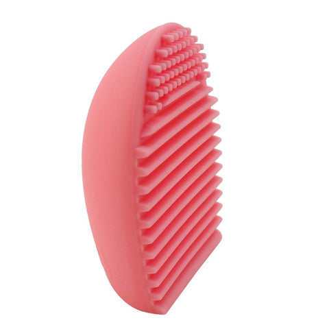 Egg-Shaped Silicone Brush Cleaner