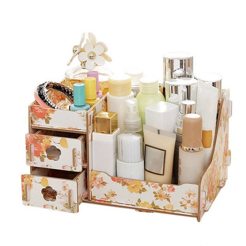 Wooden Cosmetics Organizer