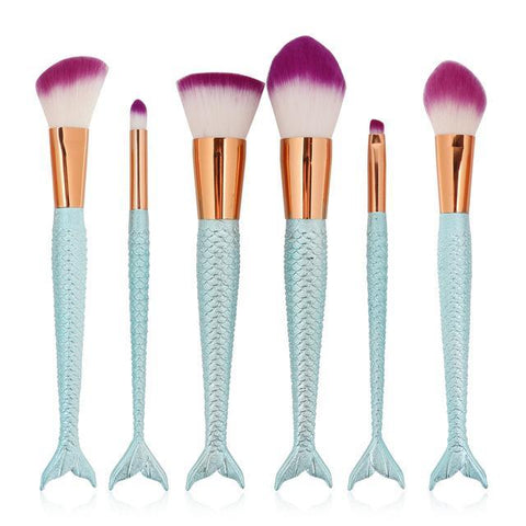 Mermaid Make-Up Brush Set