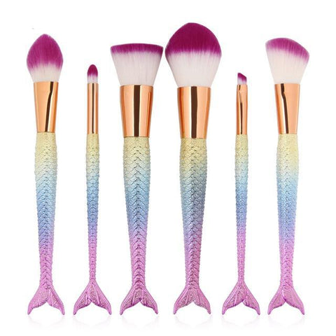 Mermaid Make-Up Brush Set